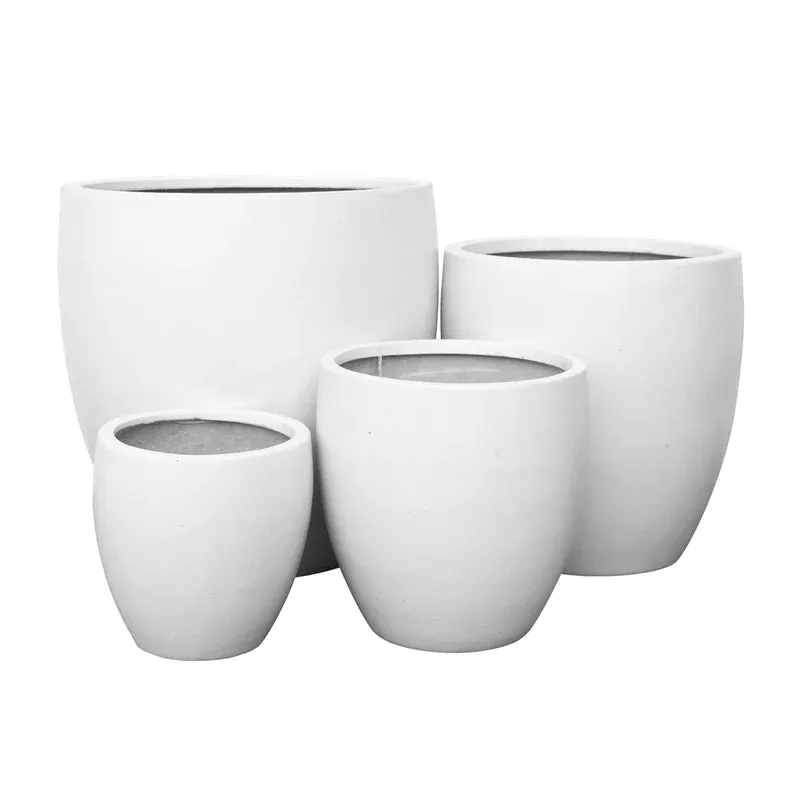 Montague Egg Planter White 260mm
