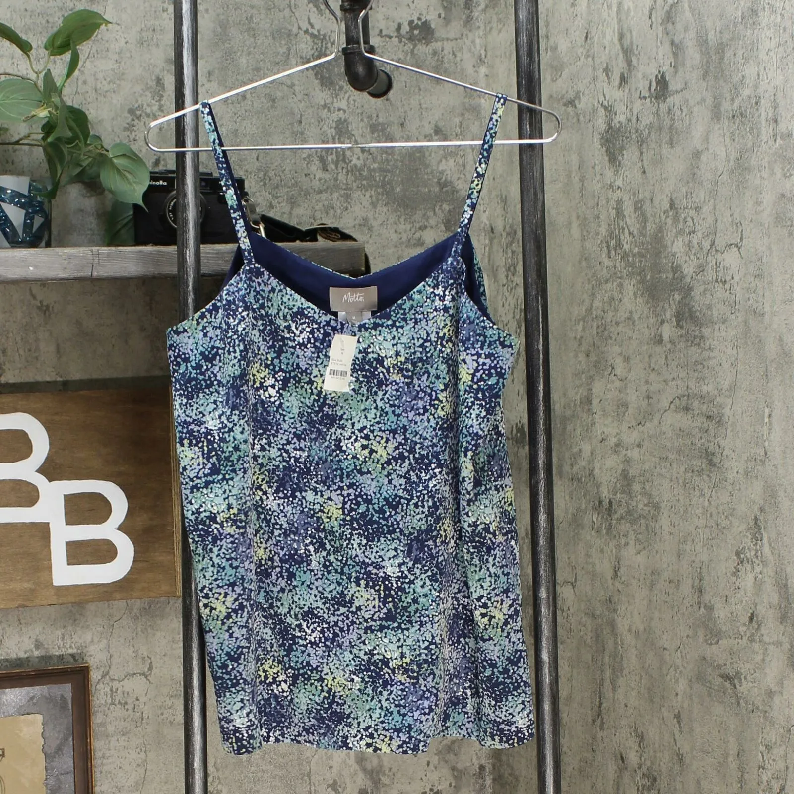 MOTTO Women's Reversible Woven Tank Top