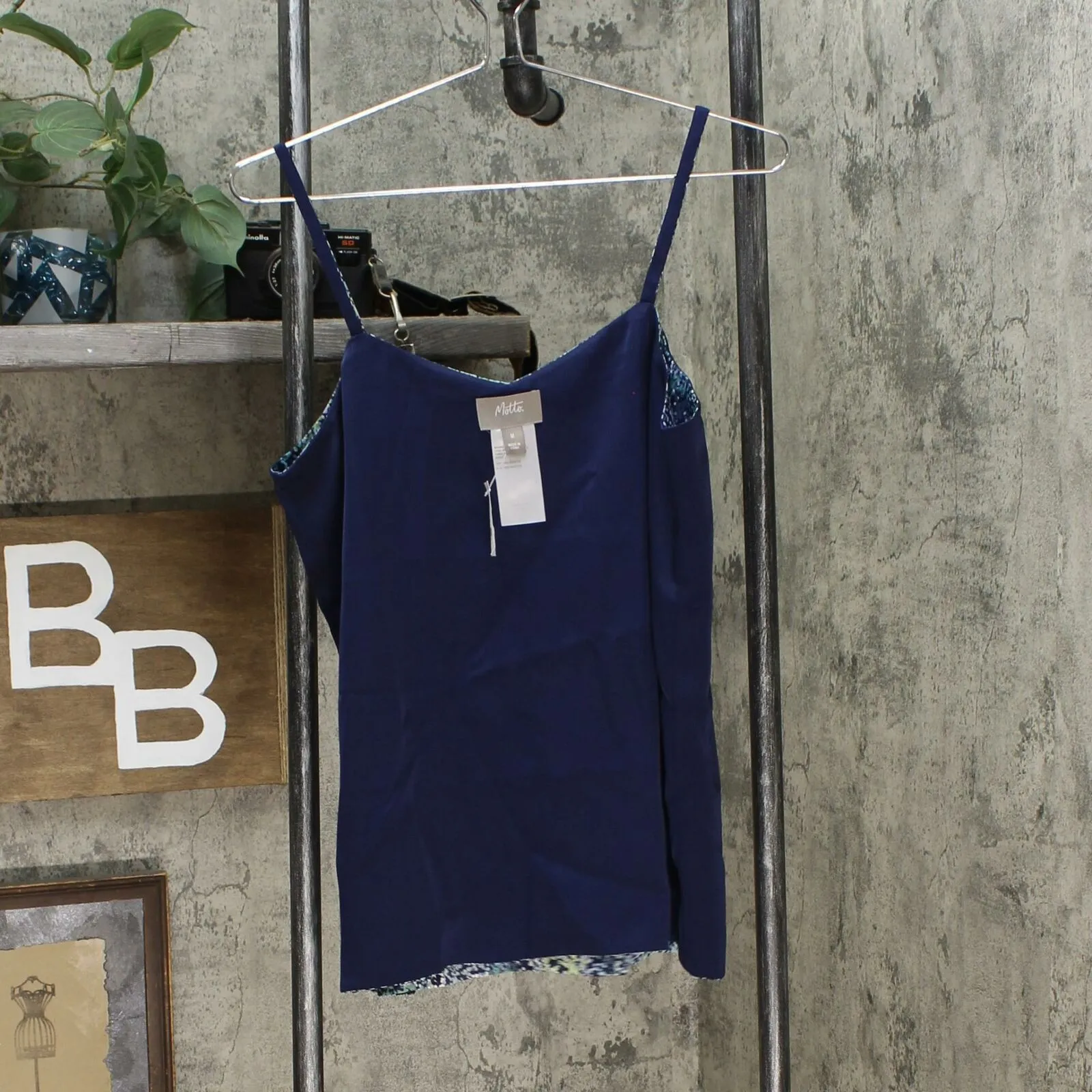 MOTTO Women's Reversible Woven Tank Top