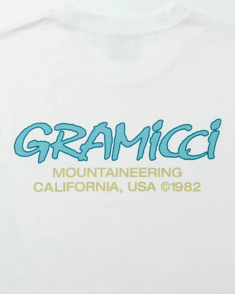 Mountaineering Tee - White/Blue