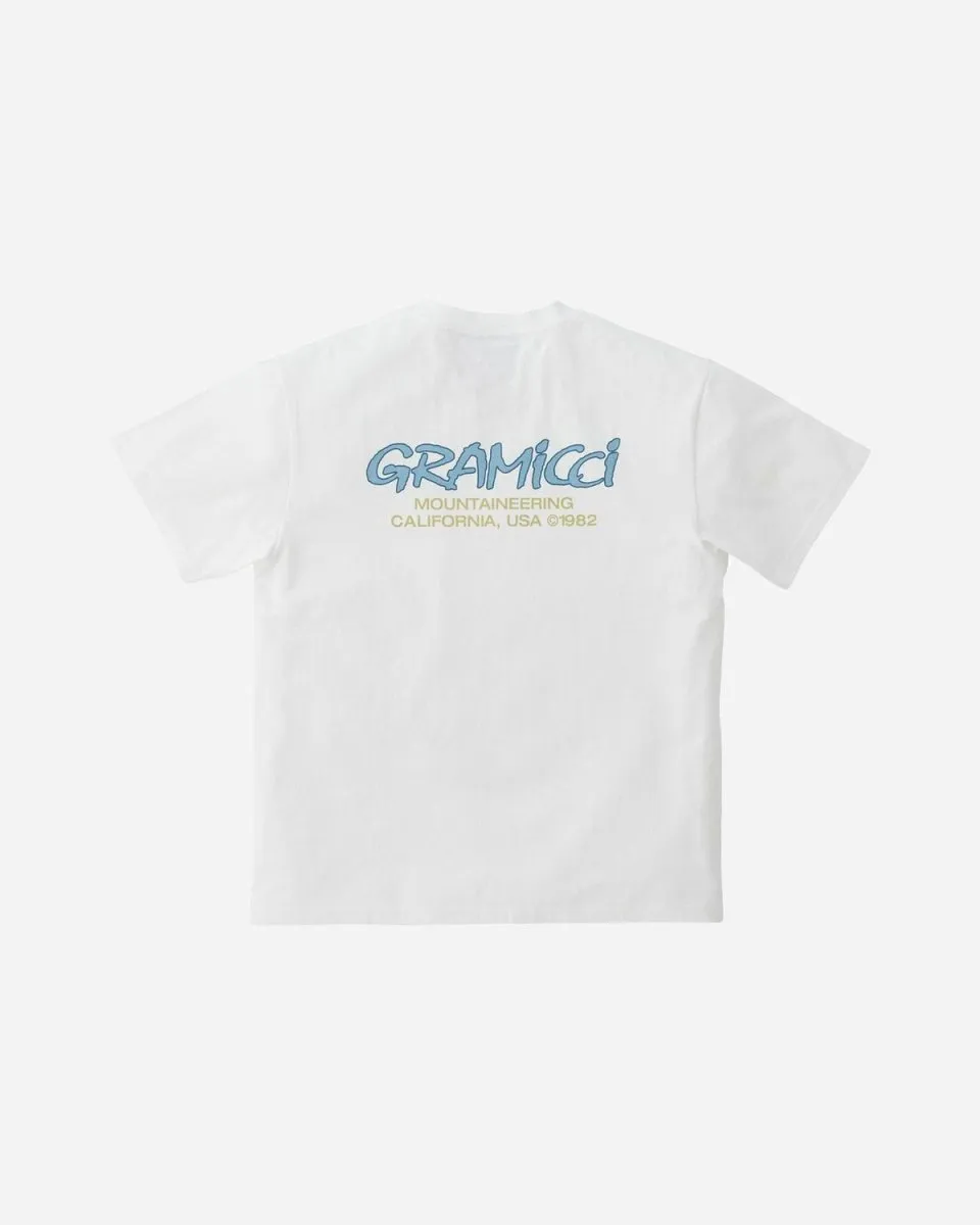 Mountaineering Tee - White/Blue