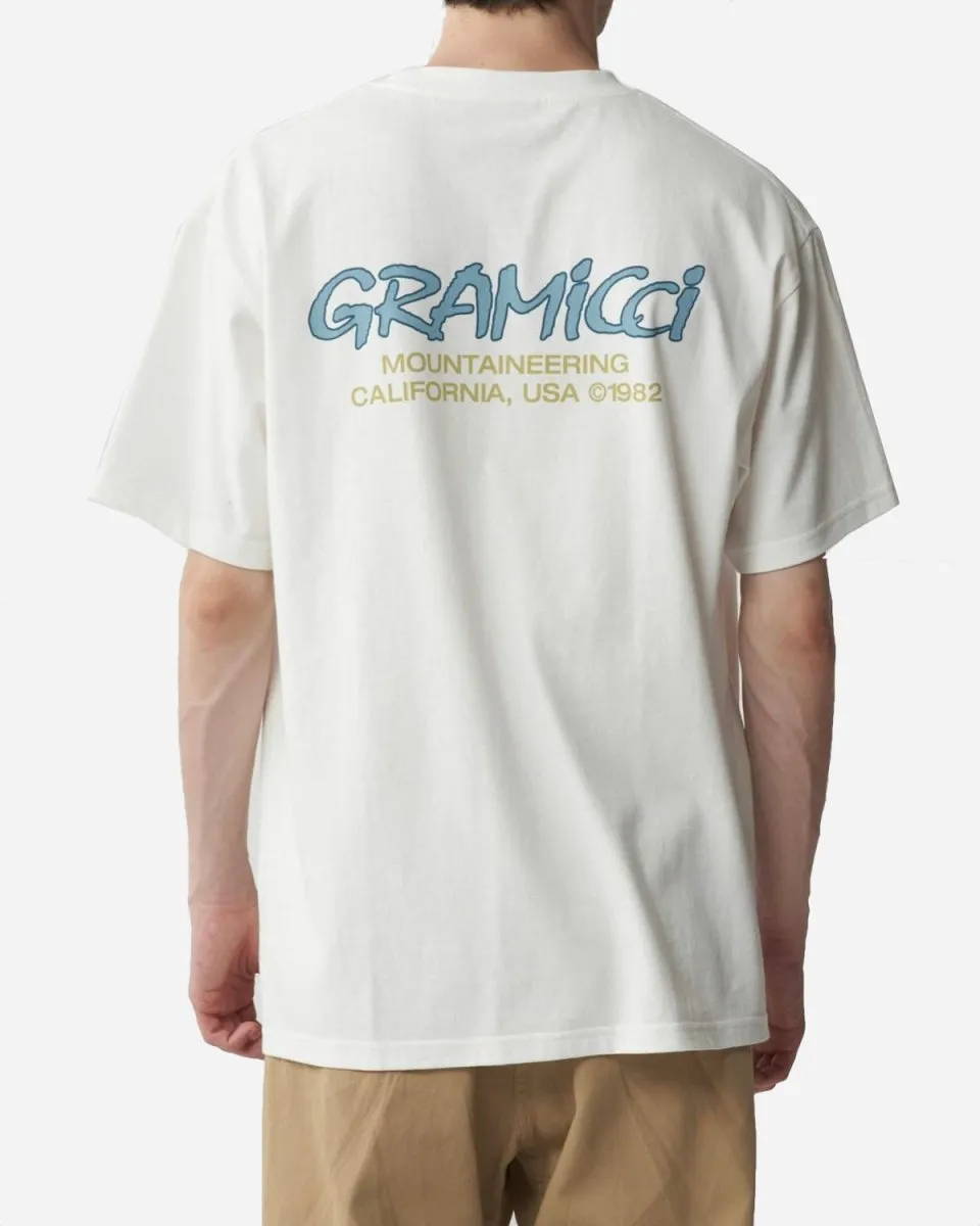 Mountaineering Tee - White/Blue