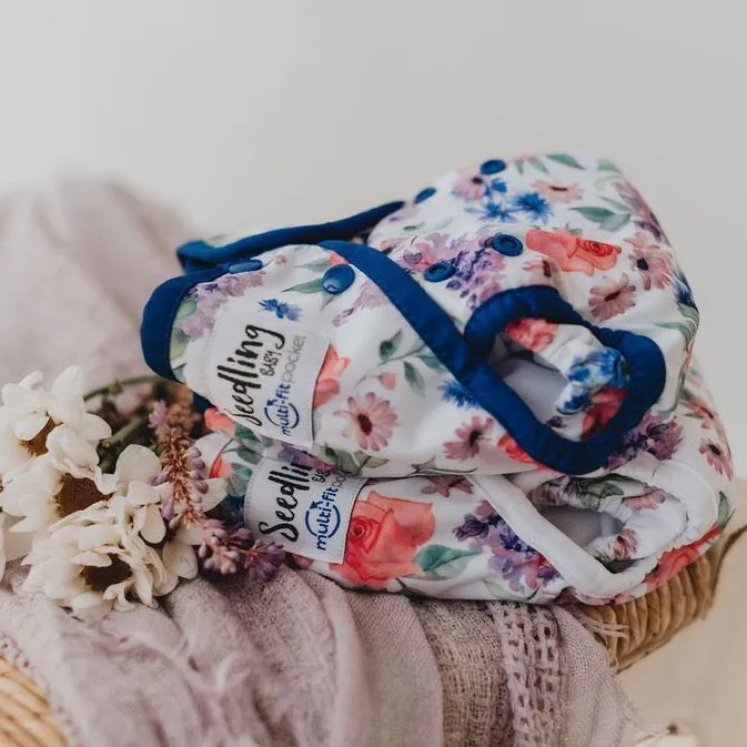 Multifit Pocket Nappy | Mumma's Garden White