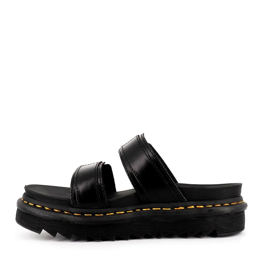 MYLES SLIDE SANDAL - BLACK BRANDO