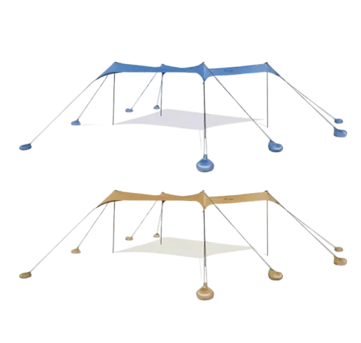 Naturehike - UPF 50  Beach Tarp With 4 Poles