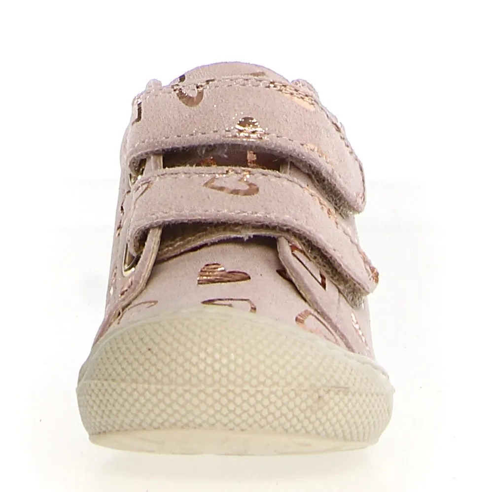 NATURINO -  Cocoon VL - Pink Patent Hearts