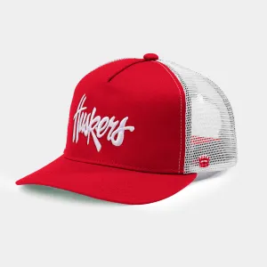Nebraska Vintage "Huskers" Logo Trucker Hat