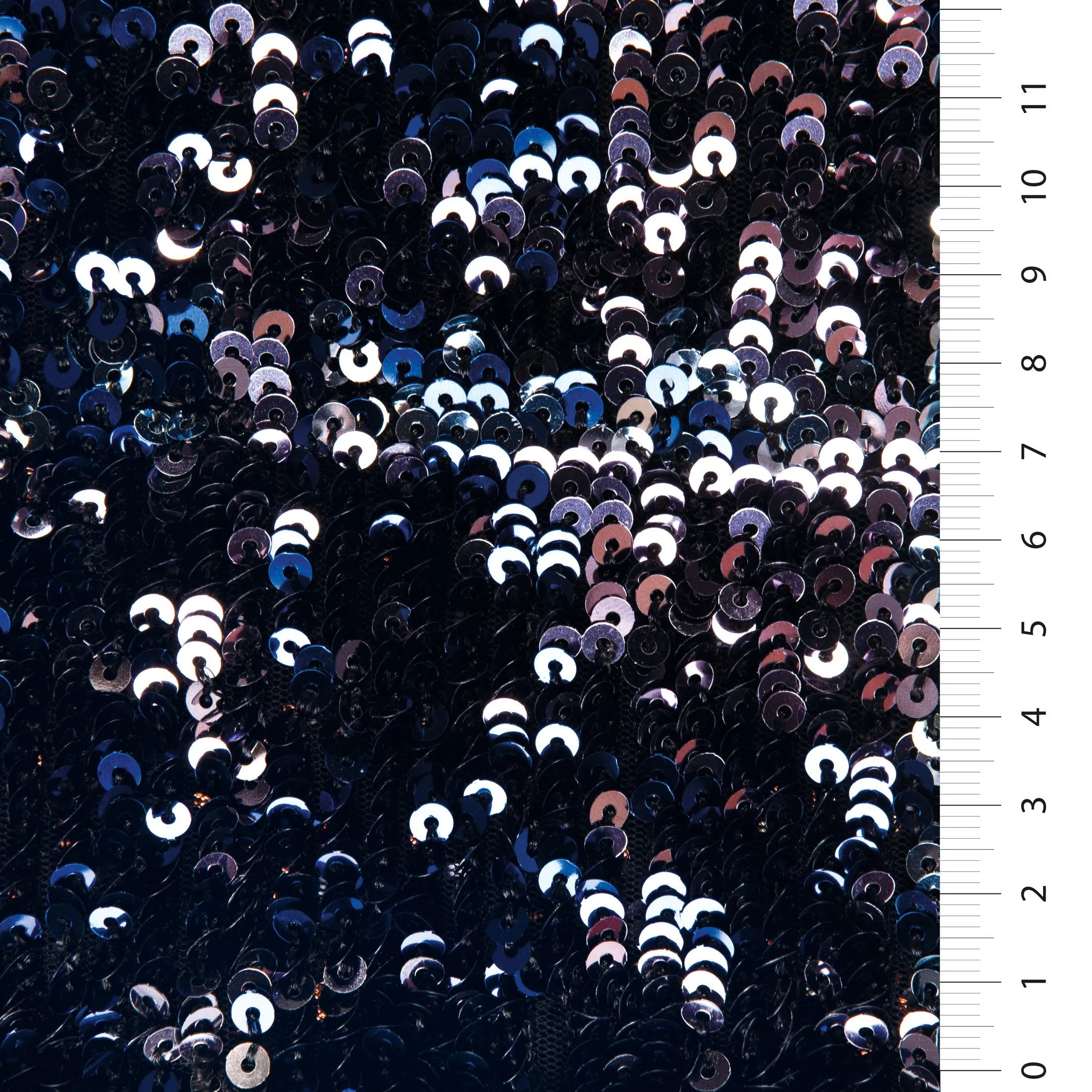 New Czech Design Fabric with Colorful Sequin Embroidery on All Sides