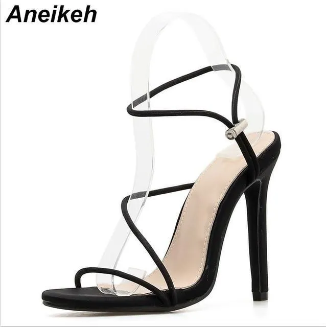 New Fashion Sandals Ankle Strap Cross-Strap Woman Sandals