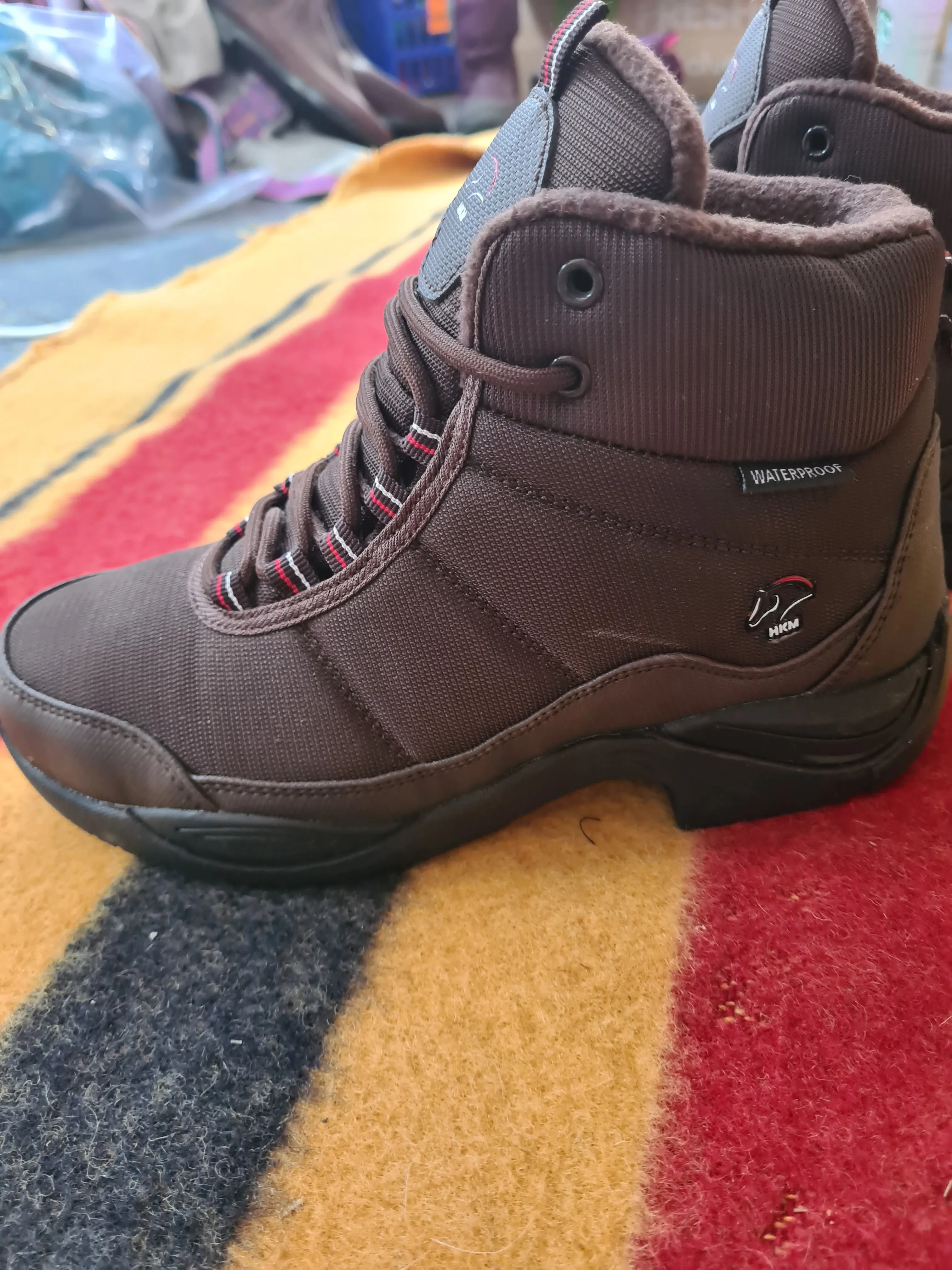 NEW HKM stable and walking boot, brown, size 4 FREE POSTAGE ✅