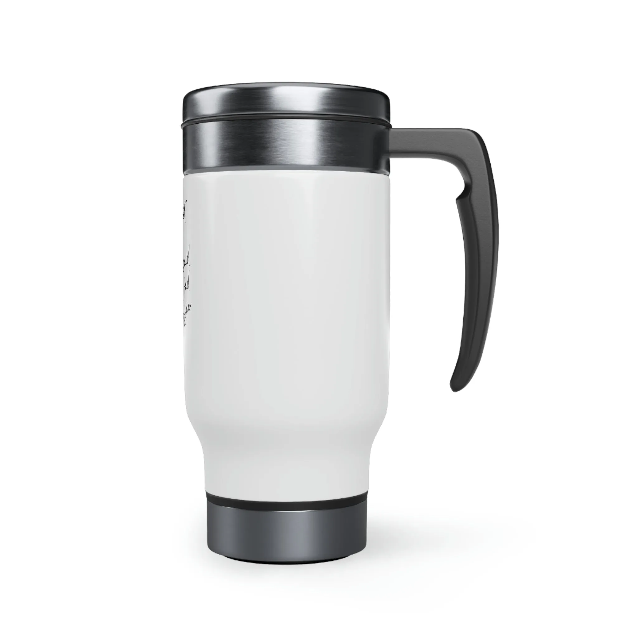New Stainless Steel Travel Mug with Handle, 14oz