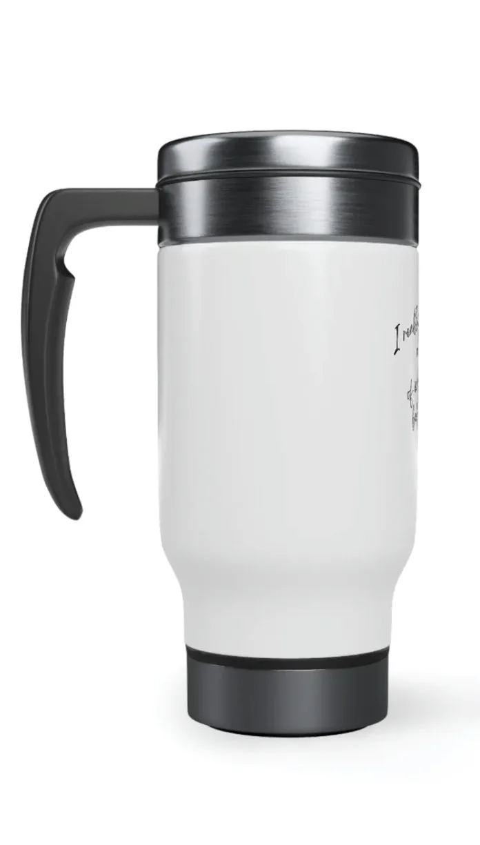 New Stainless Steel Travel Mug with Handle, 14oz