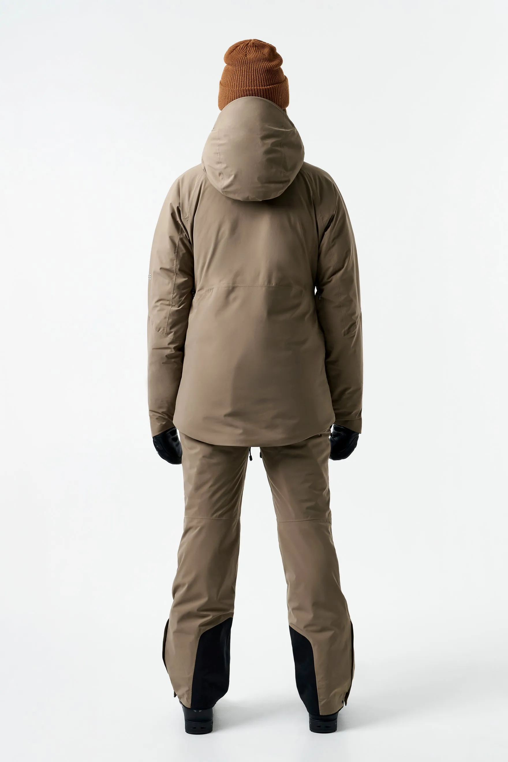 Nina Hybrid Insulated Jacket-Clay