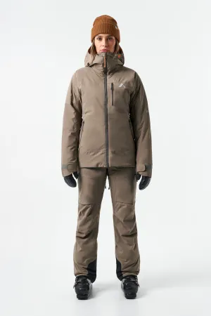 Nina Hybrid Insulated Jacket-Clay