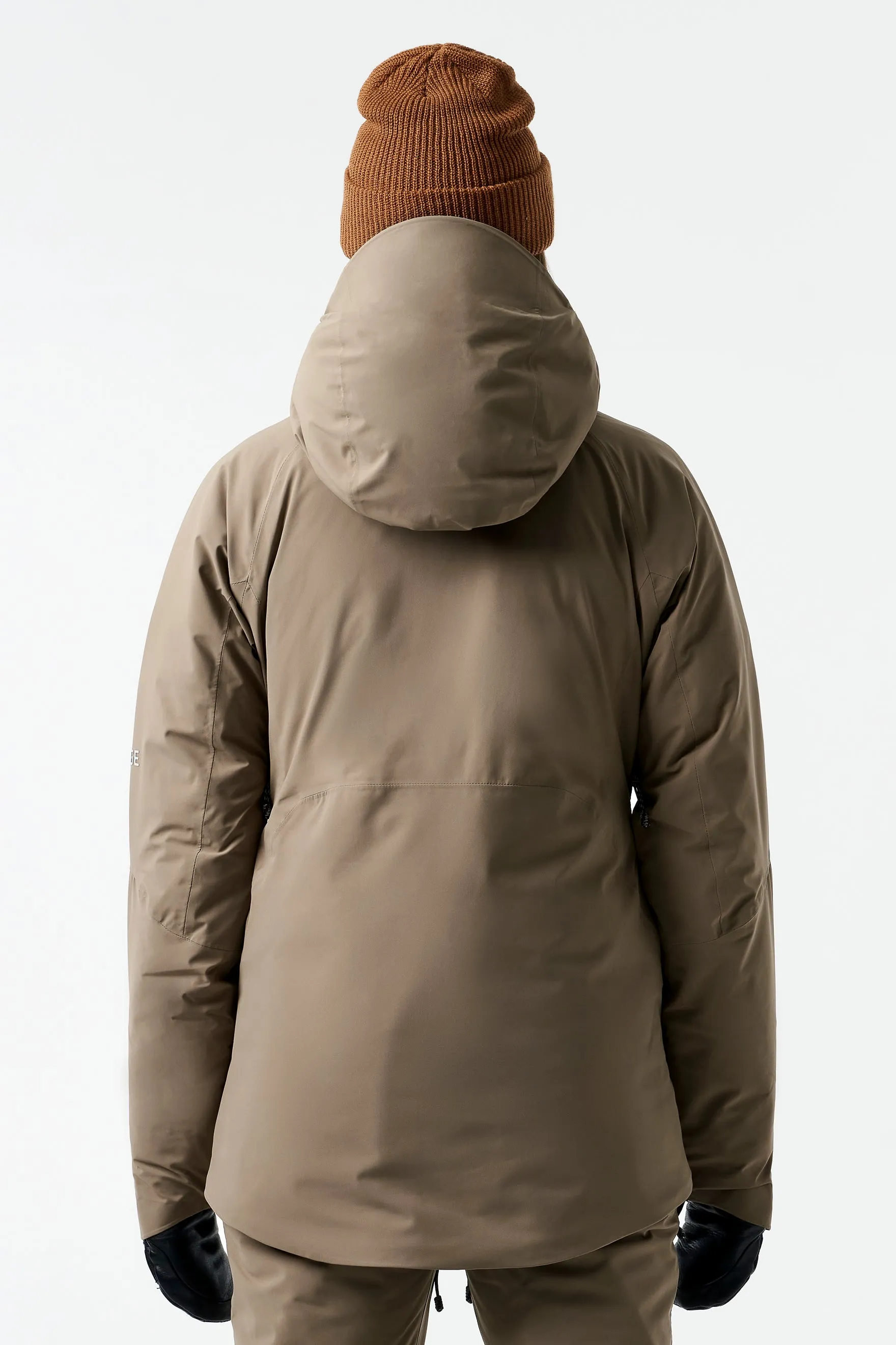 Nina Hybrid Insulated Jacket-Clay