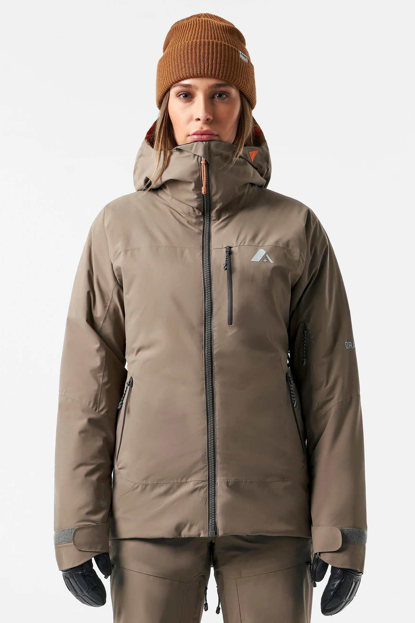 Nina Hybrid Insulated Jacket-Clay