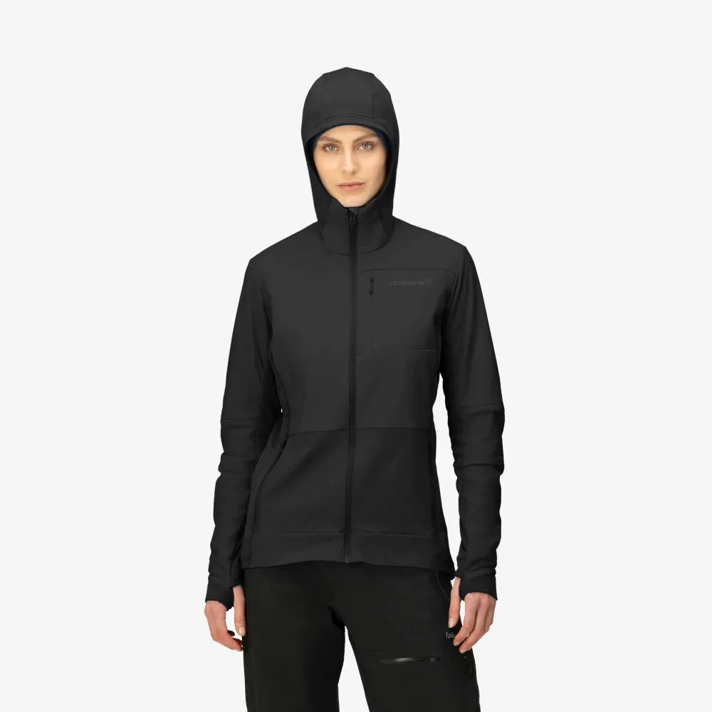 Norrona Women's Falketind Alpha90 Insulated Jacket - Caviar Black - AW24
