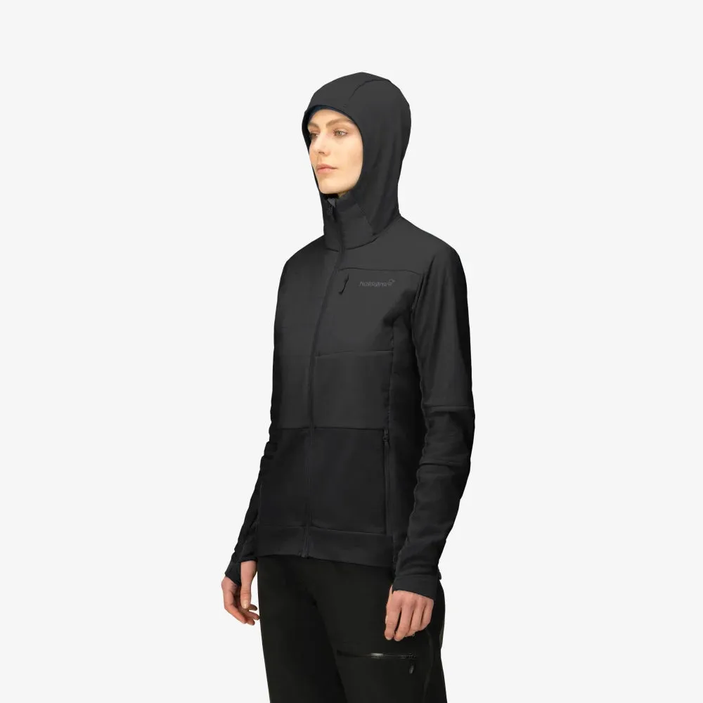 Norrona Women's Falketind Alpha90 Insulated Jacket - Caviar Black - AW24