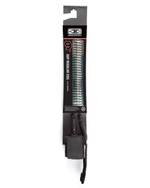 Ocean and Earth SUP / Longboard Coiled Regular Ankle Leash Black 9ft 0in