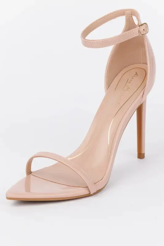 One Band Ankle Strap Patent Pu