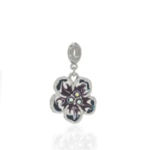 Orchid Evening Purple Mix Charm with Ring