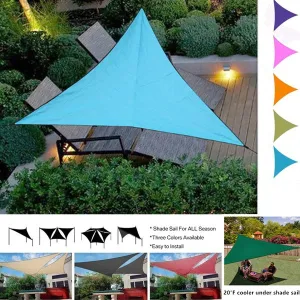 Outdoor Waterproof Triangular UV Sun Shade Sail