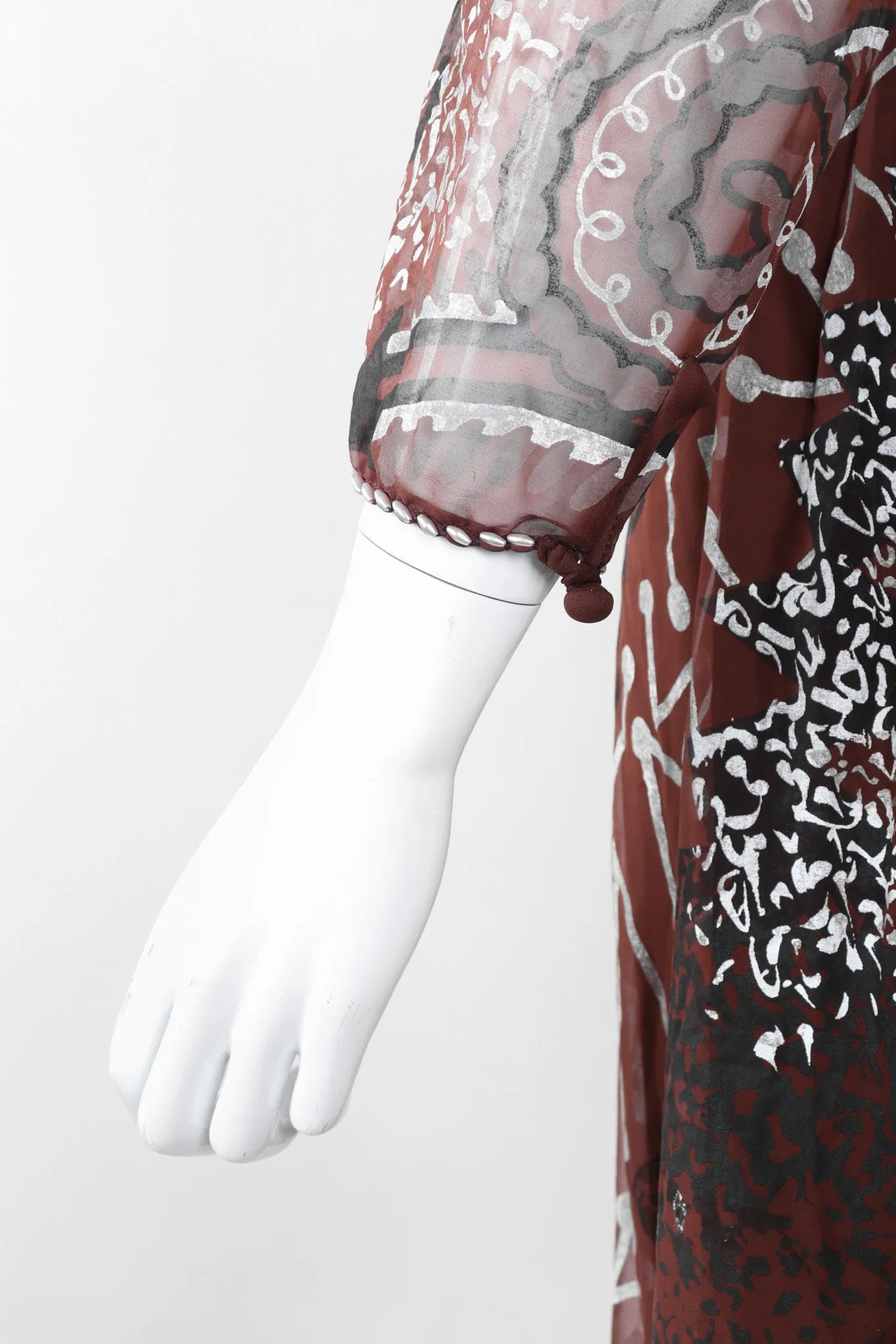 Painted Chiffon Dress