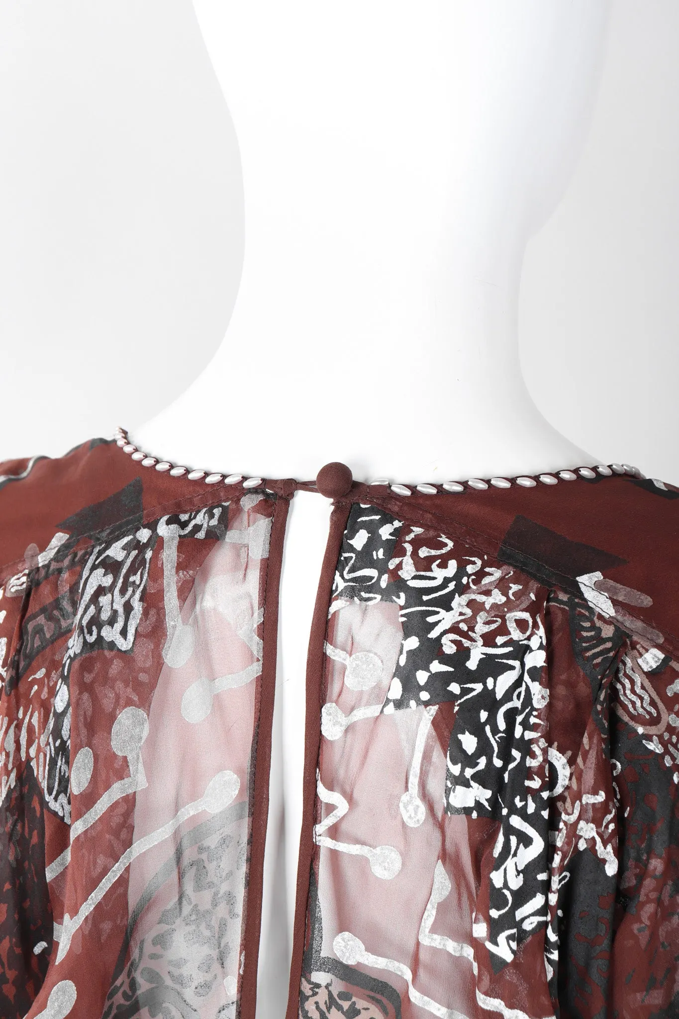 Painted Chiffon Dress