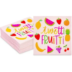 Paper Napkins 2nd Birthday Party Decorations (5 in 50 Pack) Pink