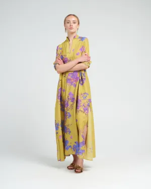 parvati kaftan - chartreuse
