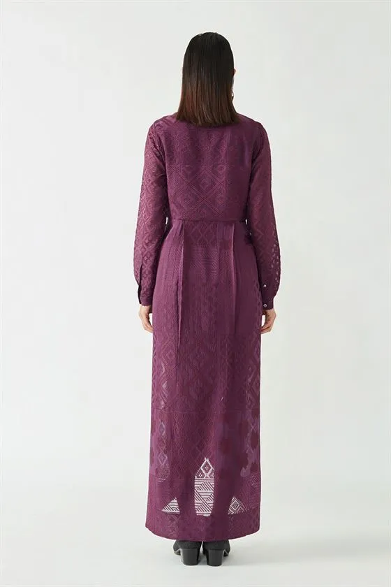 Payal Pratap   -   View with A Room  Finola Embroidered Dress with lycra tights (2 Pcs)