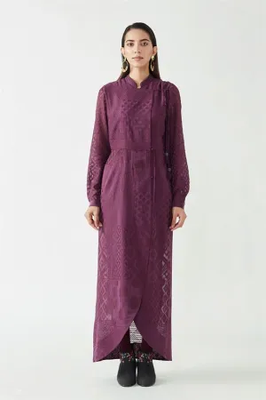 Payal Pratap   -   View with A Room  Finola Embroidered Dress with lycra tights (2 Pcs)