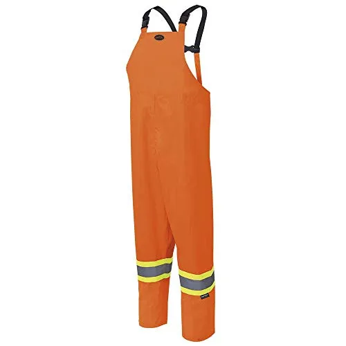 Pioneer V1080350 150D Hi-Viz Oxford Poly/PU Waterproof Suit - Hi-Viz Orange