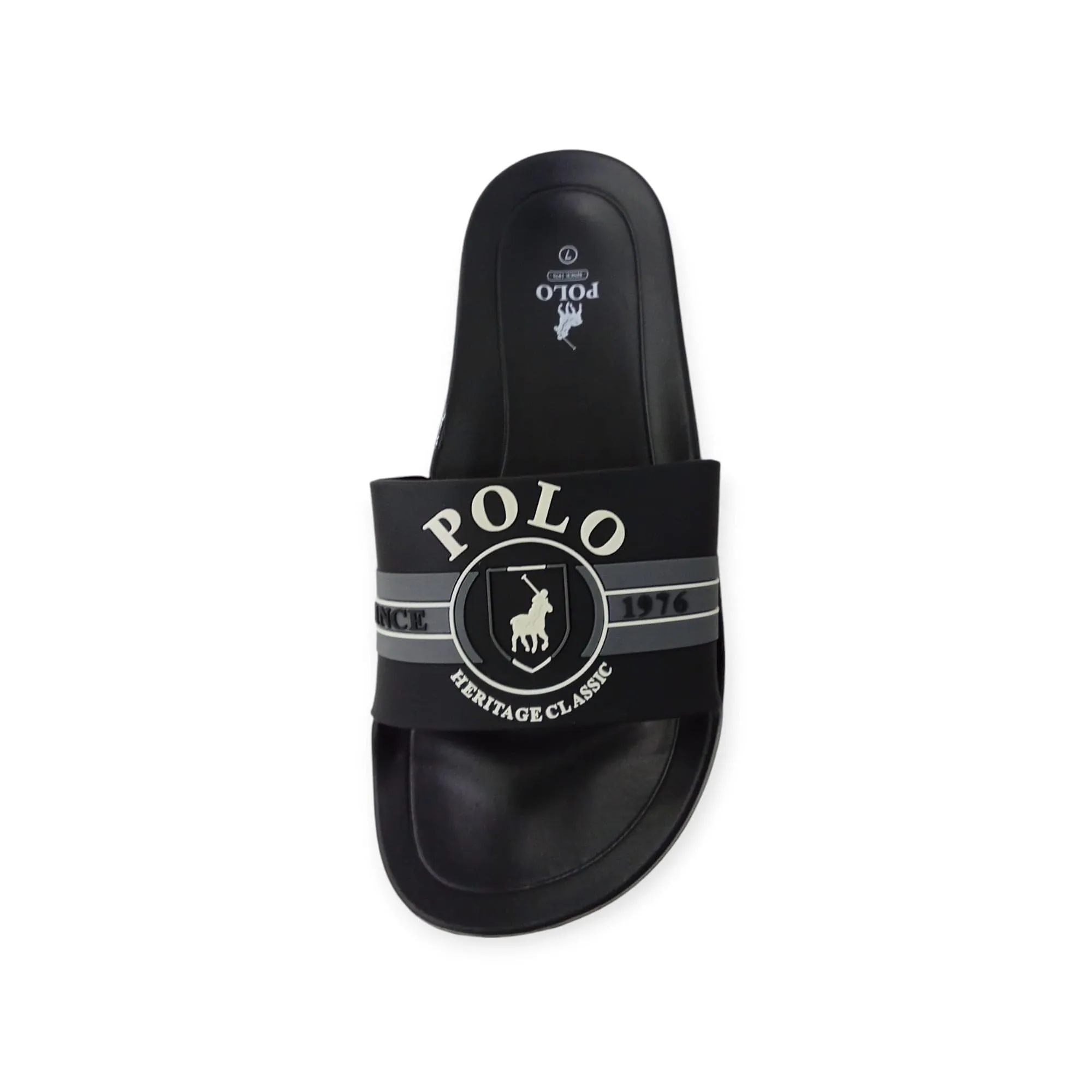 Polo Men's Pool Slide Black