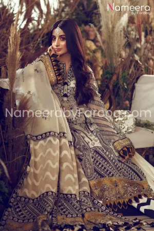 Premium Embroidered Pakistani Formal Party Wear #PS11