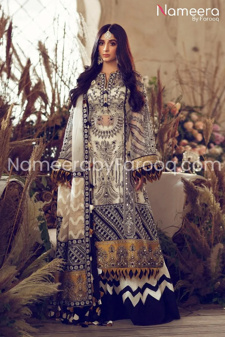 Premium Embroidered Pakistani Formal Party Wear #PS11