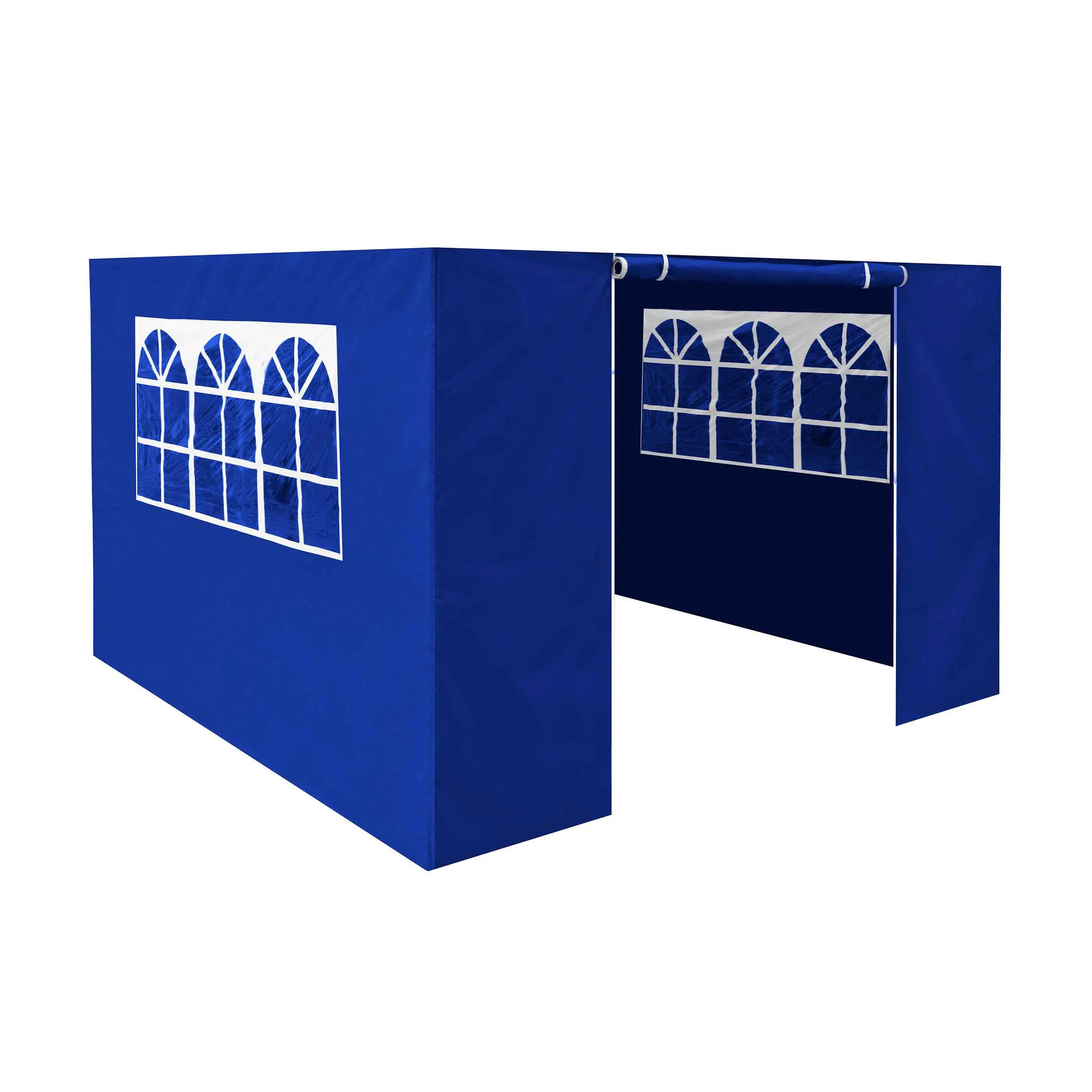 Premium Gazebo/Marquee Side Walls/Doors/Windows, Fits 3 x 3m Models - Blue - DG147