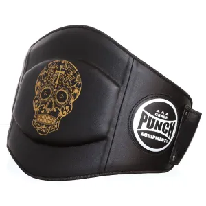 Punch Equipment COLLECTORS ITEM Trophy Getters Gold Skull Boxing Belly Pad