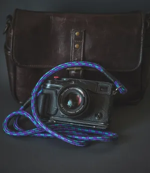 Purple/Green Camera Strap