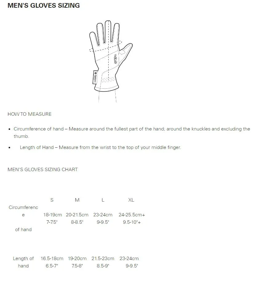 Rab Men's Guide Lite Gore-TEX Glove