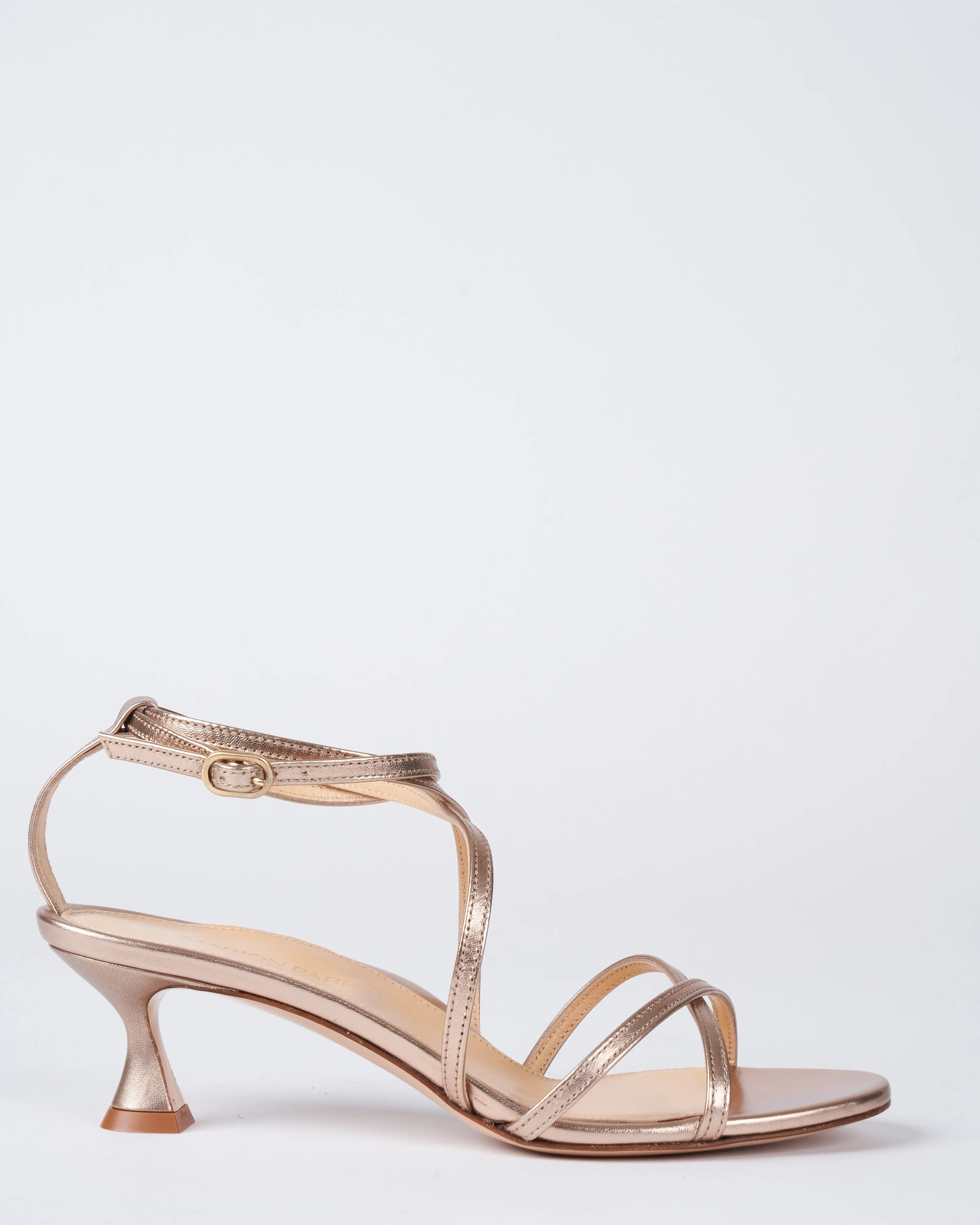 raina sandal - rose gold metallic