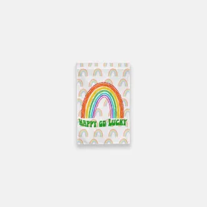 Rainbow Happy Go Lucky Garden Flag - 12" x 18"