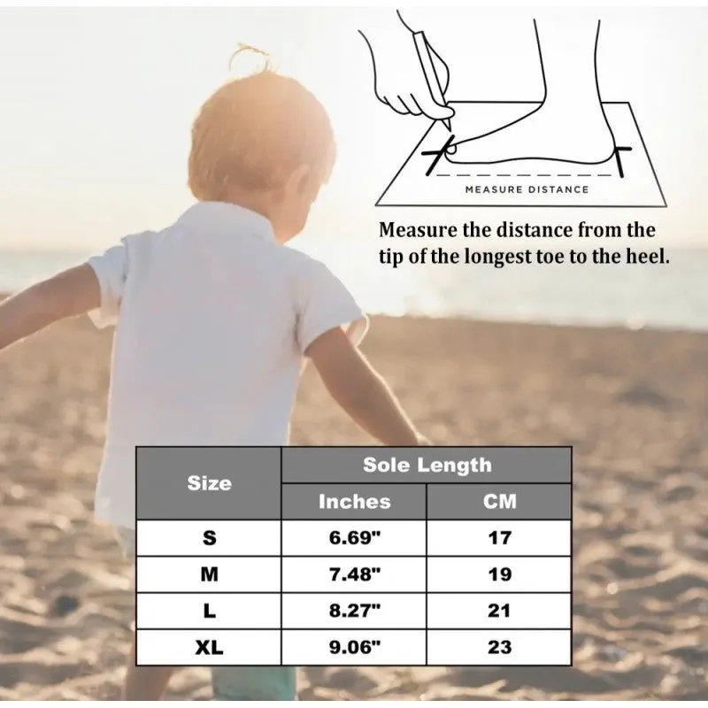 Randy Sun Kids Quick Dry Beach Socks - Non Slip SSX0009 Blue