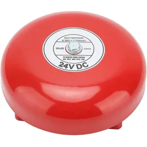 Red 6" Fire Alarm Bell