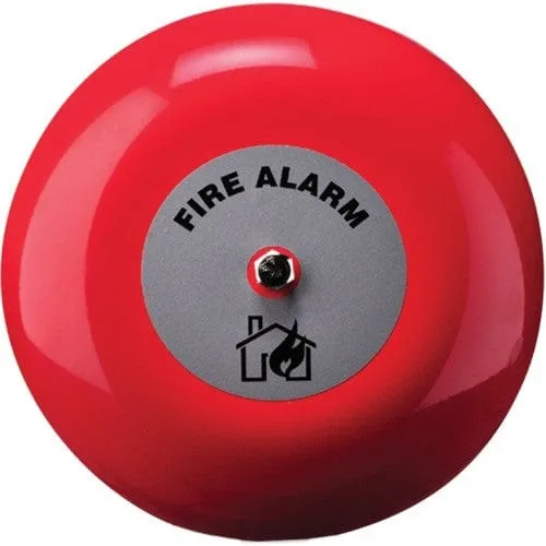 Red 6" Fire Alarm Bell
