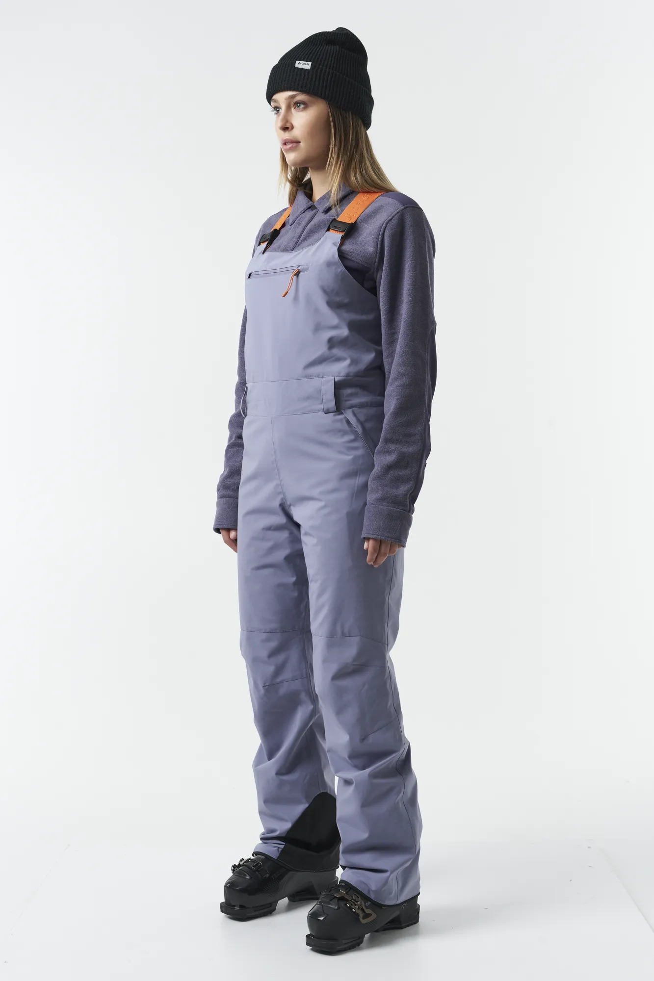 Ridge Insulated Bib-Dark iris