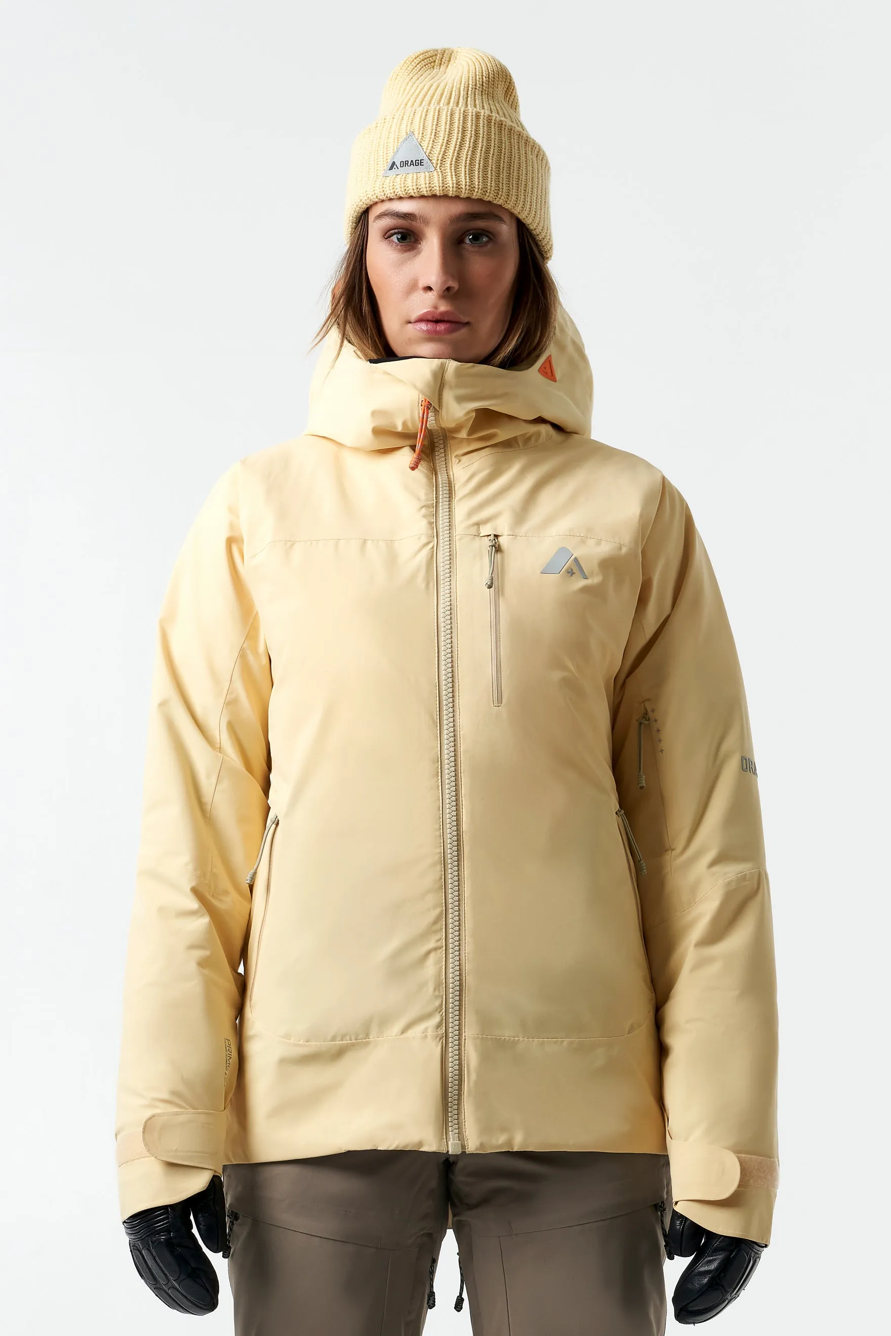SAMPLE - Nina Hybrid Insulated Jacket-Barley