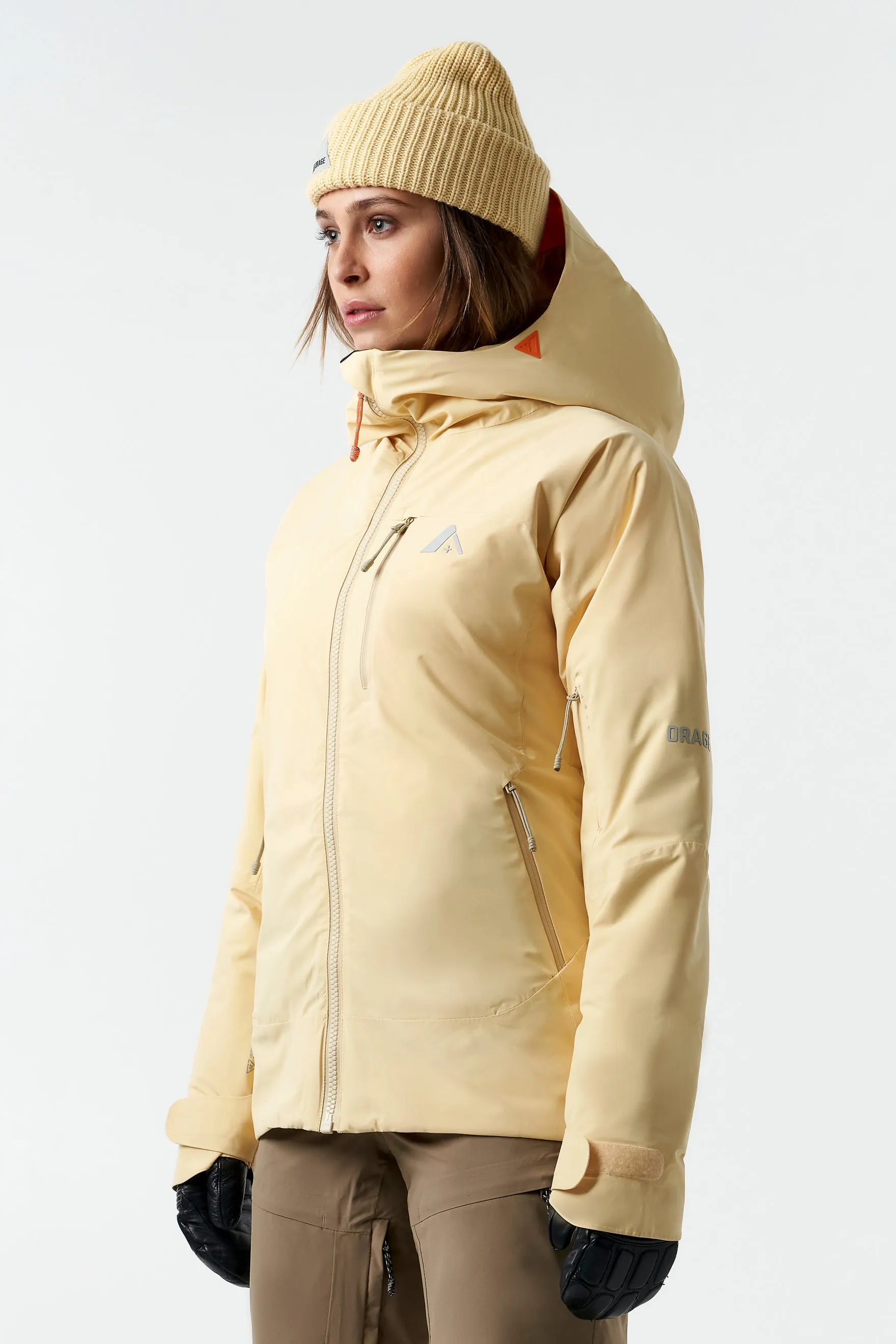 SAMPLE - Nina Hybrid Insulated Jacket-Barley