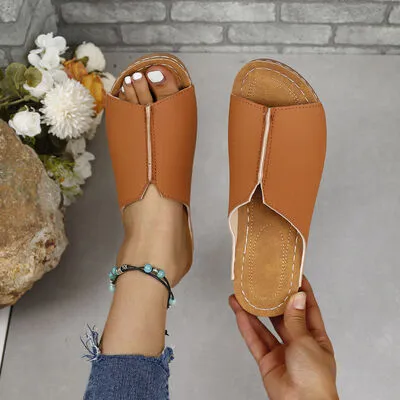 Sandra Leather Open Toe Sandals