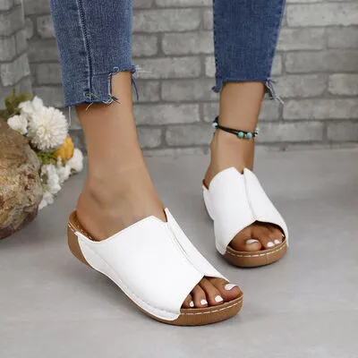 Sandra Leather Open Toe Sandals